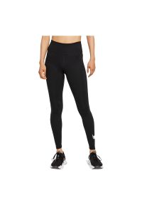 Spodnie legginsy treningowe damskie Nike DF One Icon Clash DD4568. Materiał: materiał, poliester. Technologia: Dri-Fit (Nike). Wzór: gładki. Sport: fitness #1