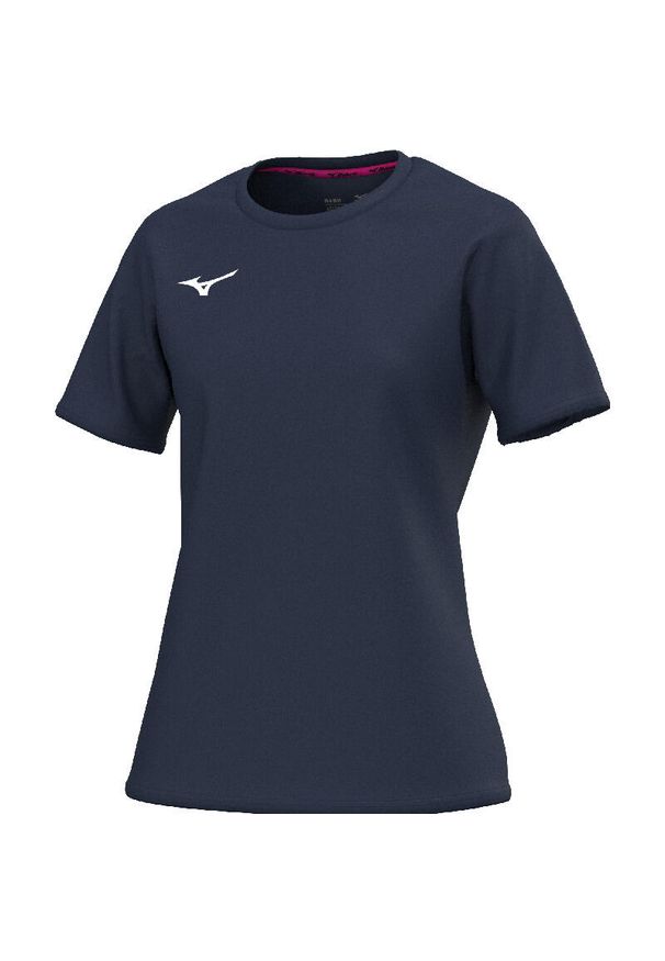 Koszulka damska Mizuno Team. Kolor: niebieski. Sport: fitness