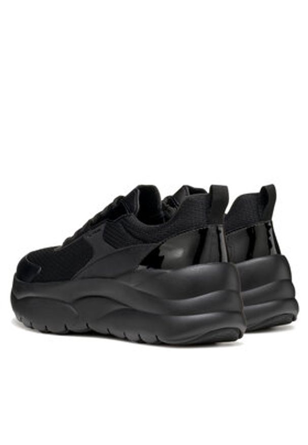 Geox Sneakersy D Xtors D551FD 01454 C9997 Czarny. Kolor: czarny. Materiał: skóra