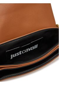 Just Cavalli Torebka 79RA4BA7 ZSA89 Brązowy. Kolor: brązowy. Materiał: skórzane