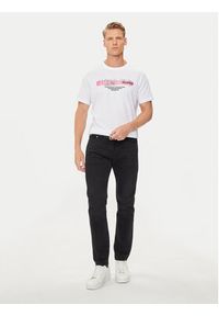 Guess T-Shirt M4YI03 I3Z14 Biały Regular Fit. Kolor: biały. Materiał: bawełna #4