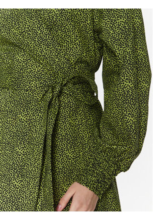 GESTUZ - Gestuz Sukienka codzienna Calliope 10906954 Zielony Regular Fit. Okazja: na co dzień. Kolor: zielony. Materiał: bawełna. Typ sukienki: proste. Styl: casual