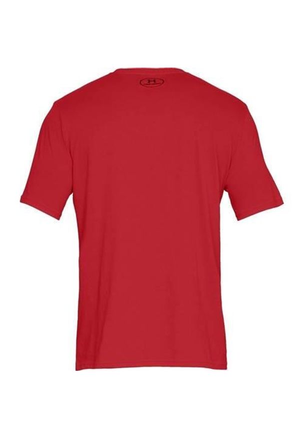 Koszulka sportowa męska Under Armour Sportstyle Left Chest SS. Kolor: czerwony. Długość rękawa: krótki rękaw. Długość: krótkie
