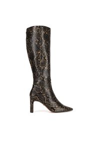 Nine West Kozaki WFA3354-1 Czarny. Kolor: czarny. Materiał: materiał