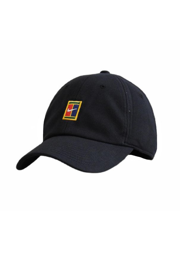 Czapka z daszkiem bejsbolówka tenisowa Nike H86 Court Tennis Logo Strapback Cap. Kolor: czarny
