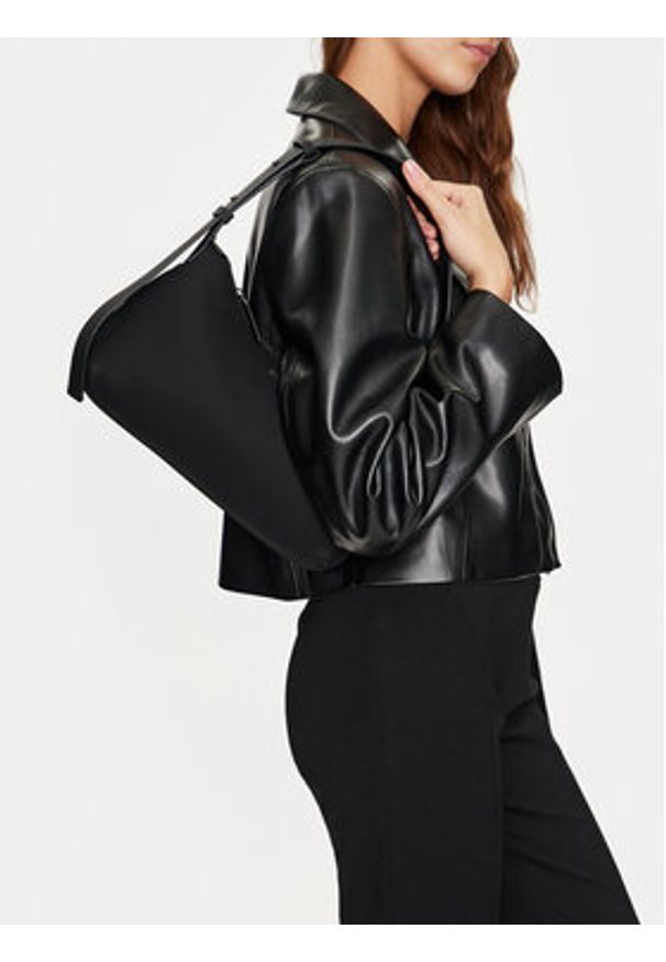 Calvin Klein Torebka Calvin Soft Shoulder Bag K60K612156 Czarny. Kolor: czarny