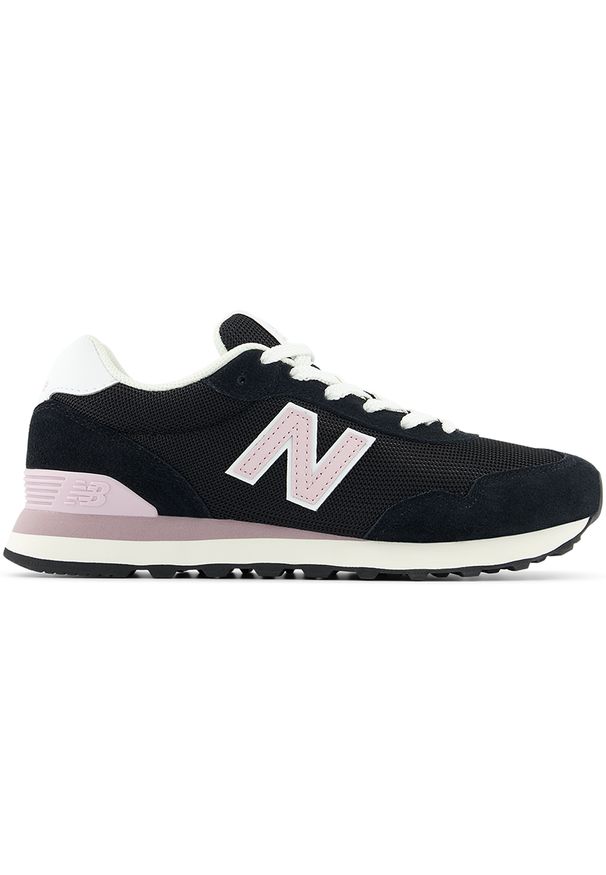 Buty damskie New Balance WL515CBR – czarne. Okazja: na co dzień. Kolor: czarny. Materiał: guma, skóra, syntetyk, materiał, zamsz. Szerokość cholewki: normalna. Wzór: motyw zwierzęcy, nadruk