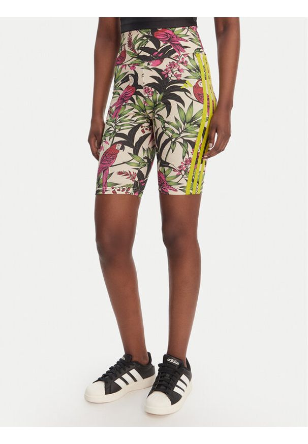 Adidas - adidas Kolarki Farm Rio Bike KD4612 Kolorowy Slim Fit. Materiał: bawełna. Wzór: kolorowy