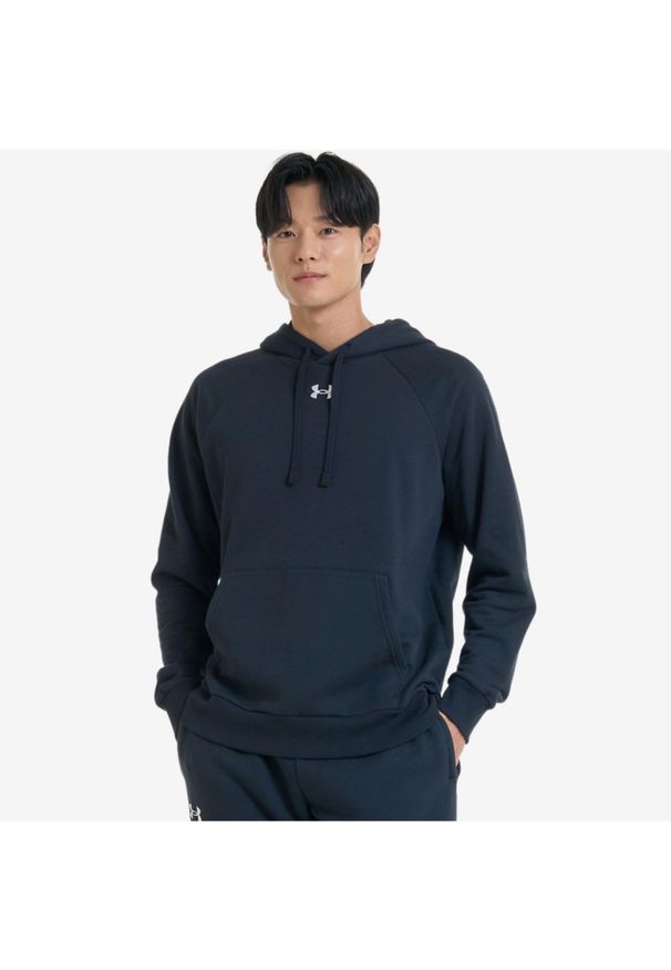 Under Armour - Bluza z kapturem unisex UA Rival Fleece. Typ kołnierza: kaptur. Kolor: czarny. Sport: fitness