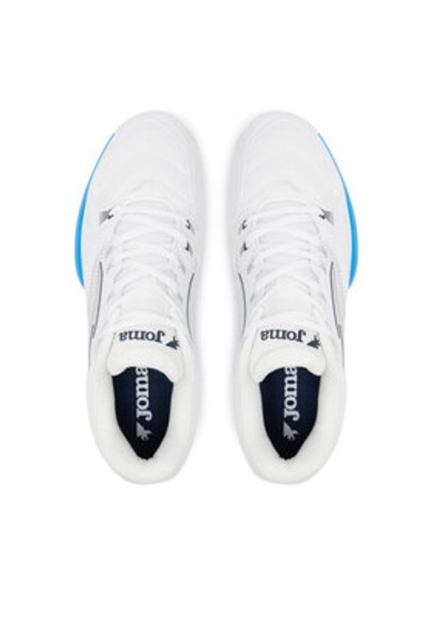 Joma Buty do tenisa Master 1000 2532 TM100S2532C Biały. Kolor: biały. Materiał: materiał. Sport: tenis