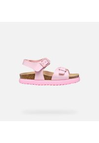 Sandały Geox Model J Sandal Bubblebow G Kolor Rose. Kolor: różowy. Materiał: tkanina. Sezon: lato