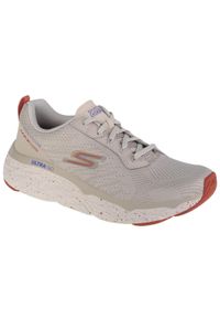 skechers - Buty do biegania damskie, Skechers Max Cushioning Elite. Kolor: beżowy. Model: Skechers Sport. Sport: bieganie #1