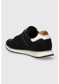 Pepe Jeans sneakersy LONDON STREET M kolor czarny PMS31013. Nosek buta: okrągły. Zapięcie: sznurówki. Kolor: czarny. Materiał: guma #2