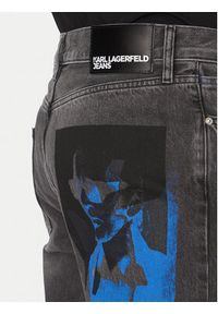 Karl Lagerfeld Jeans Jeansy A2M10131 Szary Straight Fit. Kolor: szary