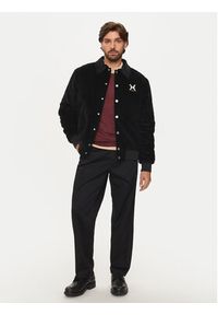 John Richmond Kurtka bomber UMA24090GB Czarny Regular Fit. Kolor: czarny. Materiał: bawełna #2