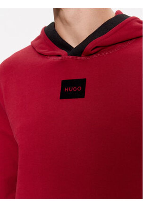 Hugo Bluza Daratscho_V 50496697 Czerwony Regular Fit. Kolor: czerwony. Materiał: bawełna
