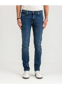 Mustang - MUSTANG VEGAS SLIM MĘSKIE SPODNIE JEANSOWE JEANSY DŻINSY DENIM BLUE 1015045 5000 883. Okazja: na co dzień. Styl: casual, elegancki #1