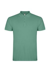 ROLY - Męska Koszulka Polo Star. Typ kołnierza: polo. Kolor: zielony #1