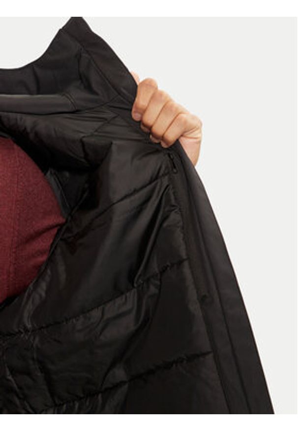 Jack Wolfskin Kurtka przeciwdeszczowa Wisper Ins A61870 Czarny Regular Fit. Kolor: czarny. Materiał: syntetyk