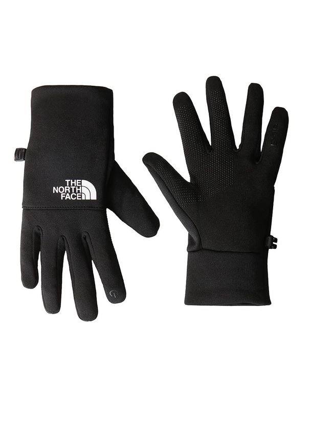 Rękawiczki The North Face Etip 0A4SHAHV21 - czarne. Kolor: czarny. Materiał: materiał, tkanina, polar. Sezon: zima