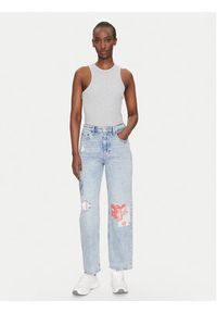 Tommy Jeans Jeansy Layla DW0DW20017 Niebieski Straight Fit. Kolor: niebieski #4