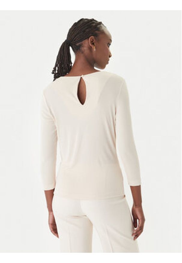 Rinascimento Bluzka CFC0127695003 Beżowy Slim Fit. Kolor: beżowy. Materiał: syntetyk