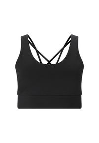 Biustonosz dla kobiet Athlecia Gaby V2. Kolor: czarny. Sport: fitness #1