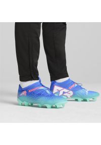 Puma - Buty piłkarskie FUTURE 7 ULTIMATE FG/AG PUMA. Kolor: wielokolorowy, niebieski, zielony. Sport: piłka nożna