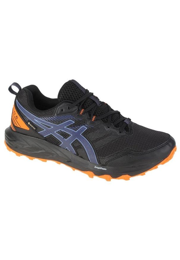 Asics - Buty ASICS Gel-Sonoma 6 G-TX M 1011B048-016 czarne granatowe pomarańczowe. Kolor: czarny, wielokolorowy, niebieski, pomarańczowy. Materiał: guma. Technologia: Gore-Tex
