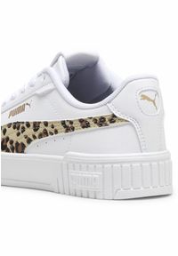 Puma - Młodzieżowe sneakersy Carina 2.0 Animal Update PUMA White Putty Gold Beige. Kolor: biały, beżowy, żółty, wielokolorowy. Wzór: motyw zwierzęcy, nadruk. Sezon: lato #2