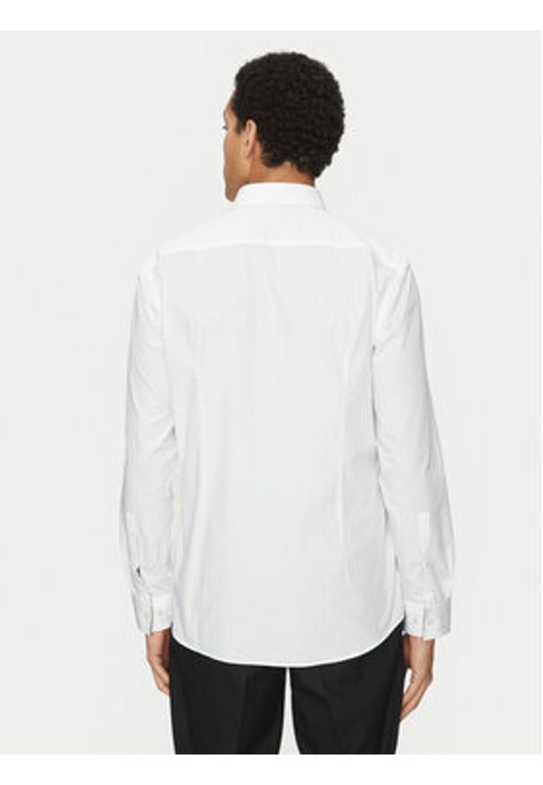 Hugo - HUGO Koszula Koey 50534044 Biały Slim Fit. Kolor: biały. Materiał: bawełna