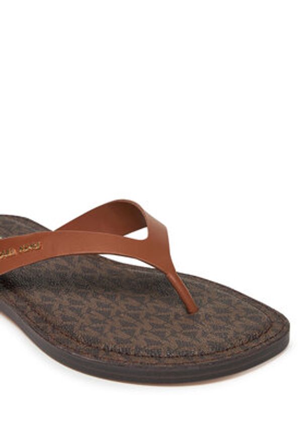 MICHAEL Michael Kors Japonki 40S5KOFA2L Brązowy. Kolor: brązowy. Materiał: skóra