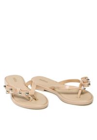 melissa - Melissa Japonki Flip Flop Slim II AD 33480 Beżowy. Kolor: beżowy #5