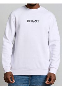 Sinsay - Bluza crewneck z napisem - biały. Kolor: biały. Wzór: napisy