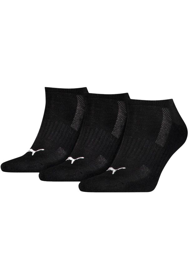Puma - Amortyzowane Skarpety Za Kostkę Dla Dorosłych Unisex (zestaw 3 Sztuk). Kolor: czarny. Sport: tenis