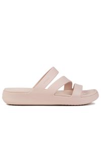 Klapki damskie do chodzenia Crocs GETAWAY STRAPPY. Kolor: różowy