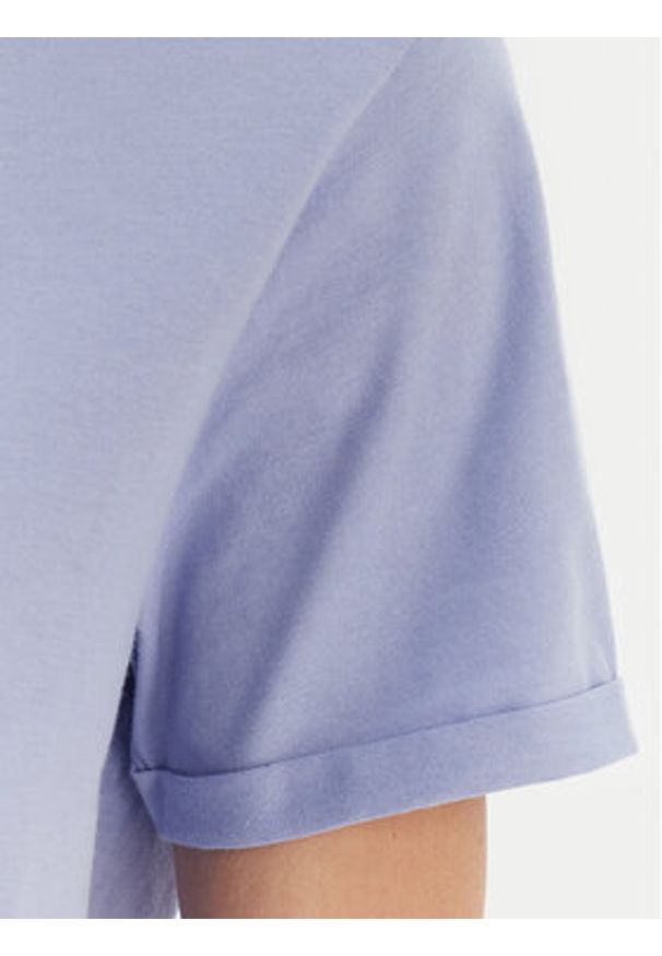 Roxy T-Shirt ERJZT05911 Fioletowy Regular Fit. Kolor: fioletowy. Materiał: bawełna