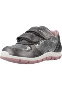 Geox - Buty GEOX B HEIRA GIRL Szary. Kolor: szary. Materiał: tkanina, syntetyk. Sport: turystyka piesza #1