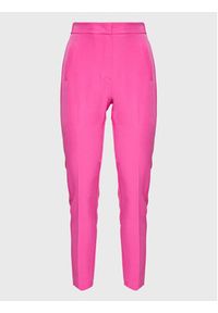 Kontatto Spodnie materiałowe CO9000 Różowy Slim Fit. Kolor: różowy. Materiał: syntetyk, materiał