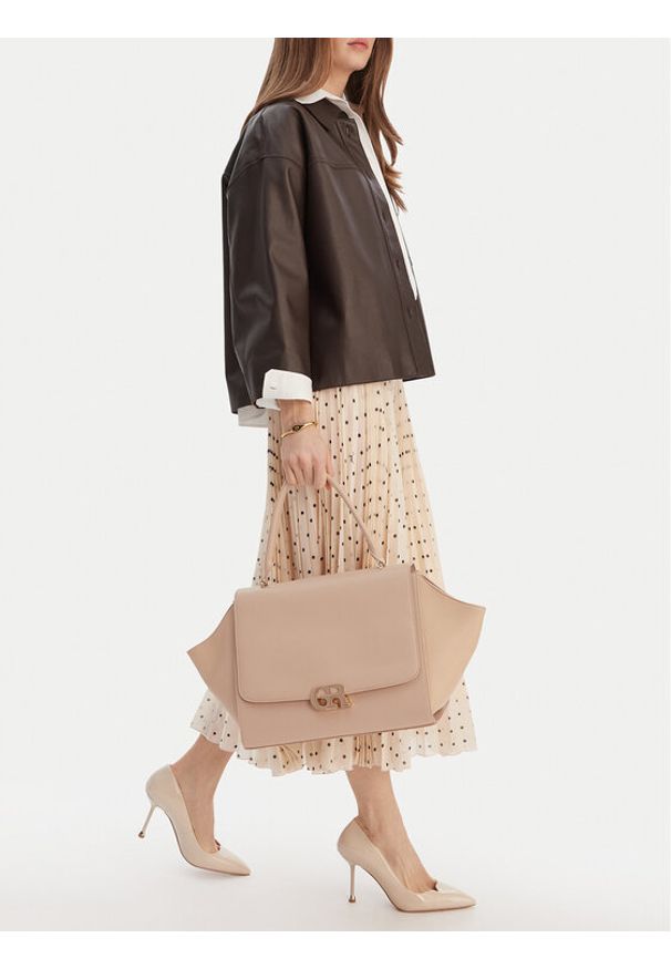 Gino Rossi - GINO ROSSI Torebka EO-KY-183 Beżowy. Kolor: beżowy