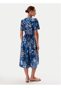 Tatuum Sukienka codzienna Detta T2509.193 Granatowy Regular Fit. Okazja: na co dzień. Kolor: niebieski. Materiał: wiskoza. Typ sukienki: proste. Styl: casual #3