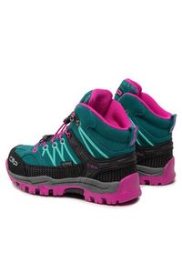 CMP Trekkingi Kids Rigel Mid Trekking Shoes Wp 3Q12944 Zielony. Kolor: zielony. Materiał: zamsz, skóra. Sport: turystyka piesza #7