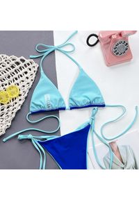 Intica - Bikini plażowe z regulowanymi sznureczkami Fawn. Kolor: czarny. Materiał: tkanina, materiał #8