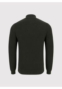 Pako Lorente - PAKO LORENTE – Ciemnozielony sweter męski z bawełny organicznej. Typ kołnierza: kołnierzyk stójkowy. Kolor: zielony. Materiał: bawełna. Sezon: zima, jesień #7
