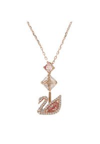 Swarovski Naszyjnik Dazzling Swan 5473024 Różowe złoto. Materiał: złote. Kolor: złoty, wielokolorowy, różowy #3