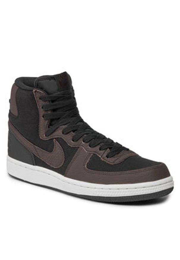 Nike Sneakersy Terminator High Se FD0654 001 Brązowy. Kolor: brązowy. Materiał: materiał