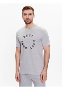 BOSS - Boss T-Shirt 50488831 Szary Regular Fit. Kolor: szary. Materiał: bawełna