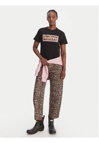 Hunter T-Shirt Essentials HARW0011261 Czarny Regular Fit. Kolor: czarny. Materiał: bawełna #4