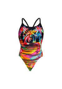 FUNKITA - Strój pływacki jednoczęściowy damski Funkita Diamond Back One Piece. Kolor: wielokolorowy, czarny #1