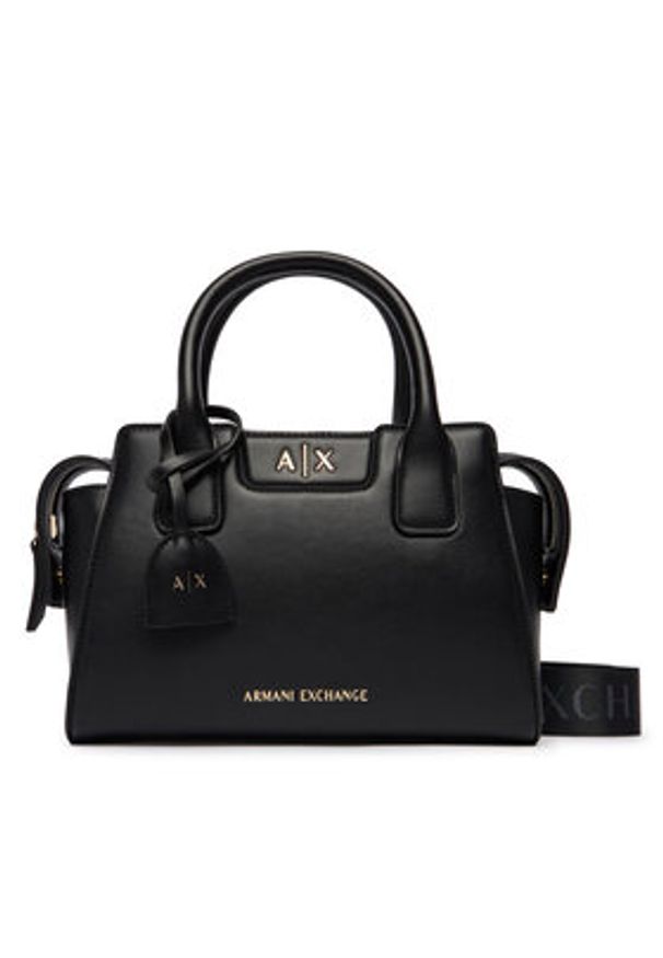 Armani Exchange Torebka XW002159 AF19892 UC001 Czarny. Kolor: czarny. Materiał: skórzane